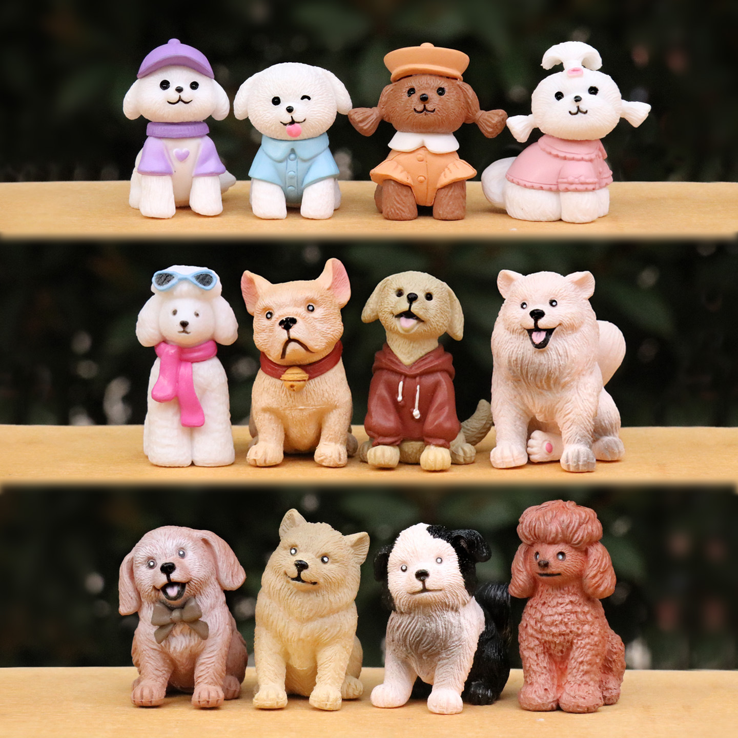 First Bonsai Garden - 12pcs Cute Simulation Dog Puppy Animal
