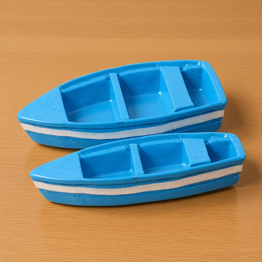 Bonsai Garden Decor - 3 set Micro Landscape Boats Resin