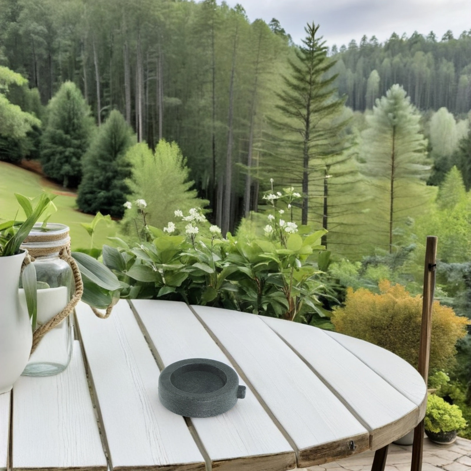 Bonsai Garden Decor - 4Pcs Outdoor Water Wheel Feng Shui