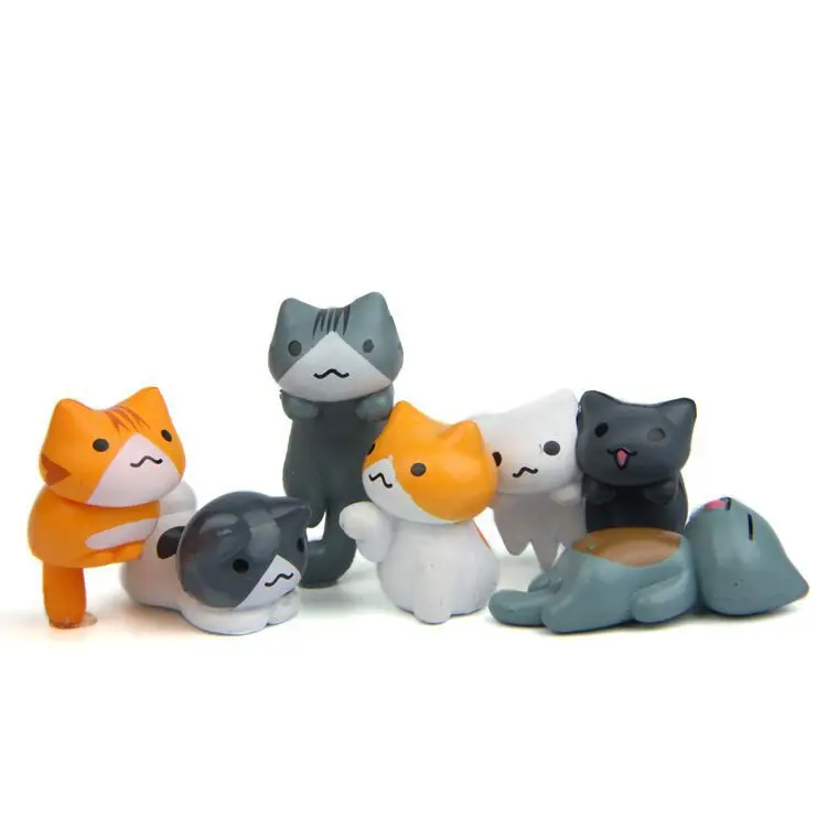 First Bonsai Garden - New Arrival 6Pcs/Set Cartoon Lucky pvc
