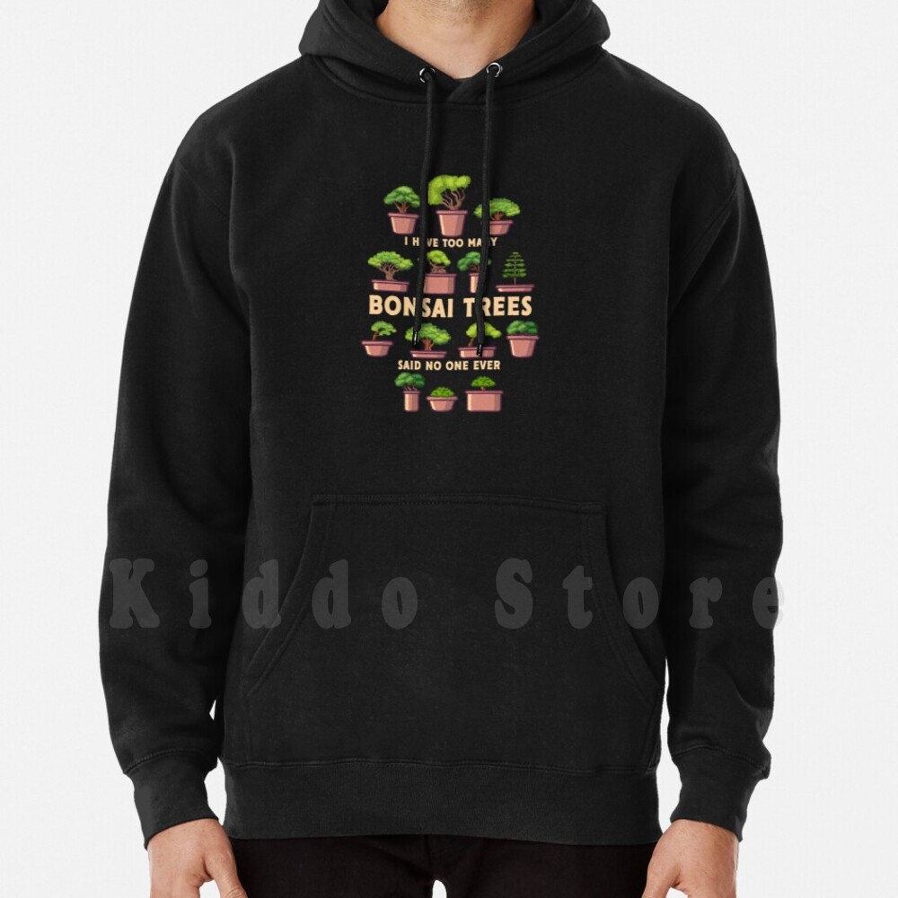 Bonsai Tree Garden Japan - Bonsai Tree Nature Lover Hoodie Long