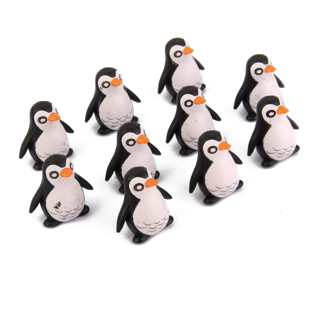Bonsai Garden Miniature - 10pcs Cute Miniature Small Penguin Dollhouse