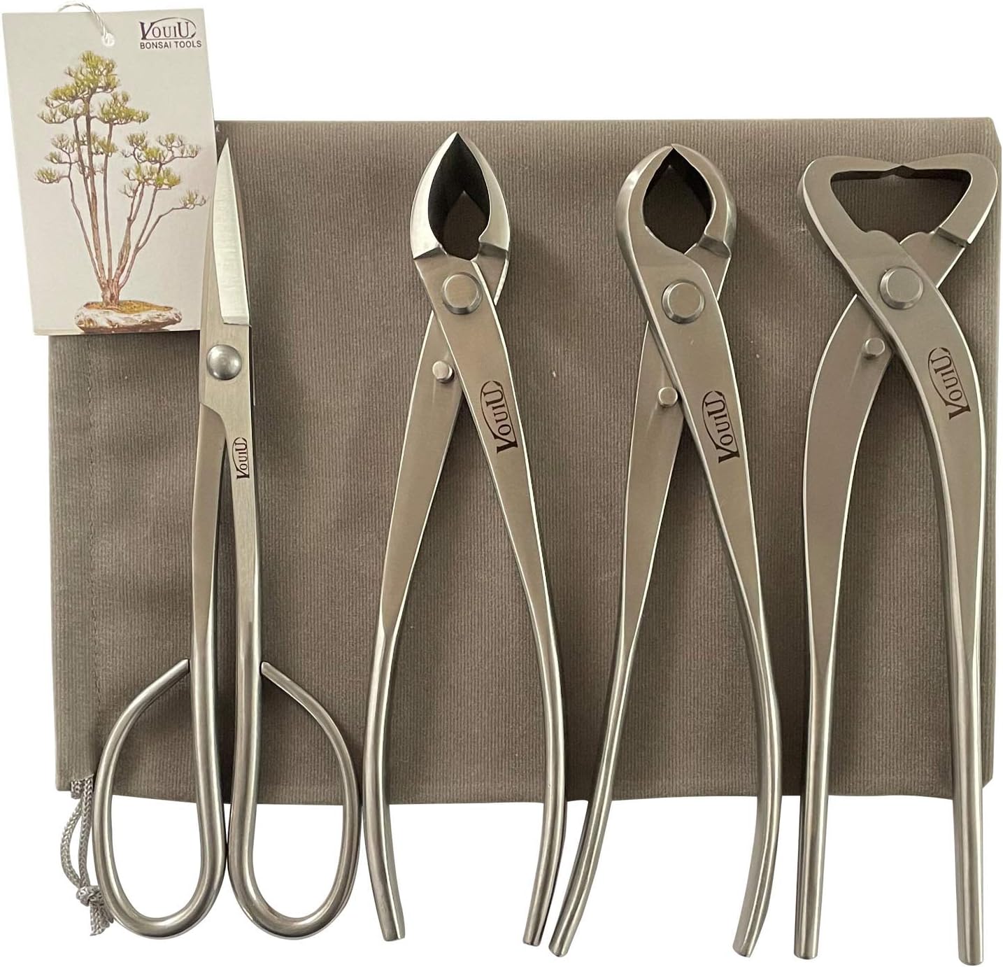 4-Piece Bonsai Tool Set with C - Bonsai Garden Images ulasan dan harga