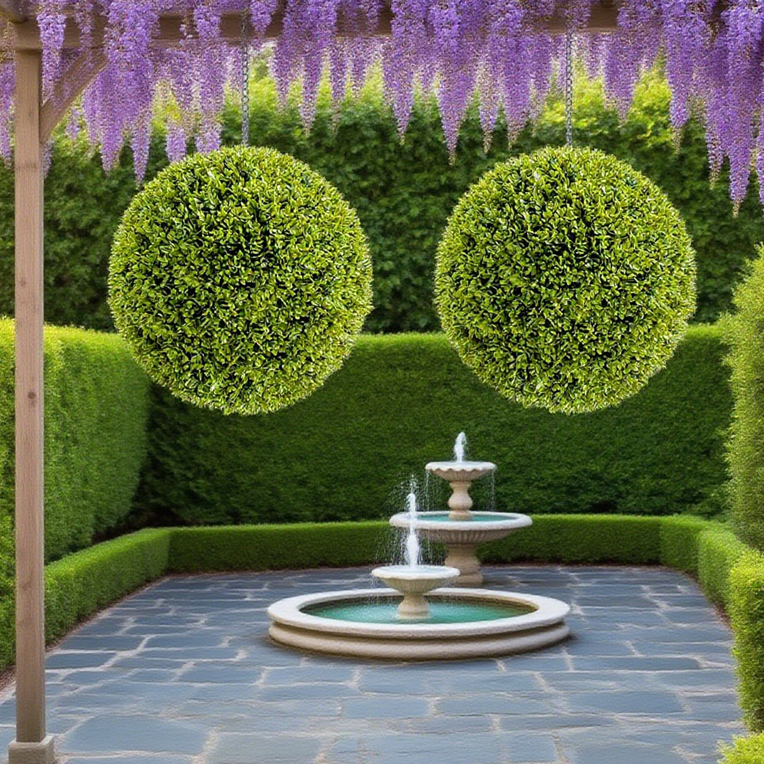 2pcs/4pcs Artificial Plant Top - Bonsai Garden Backyard ulasan dan harga