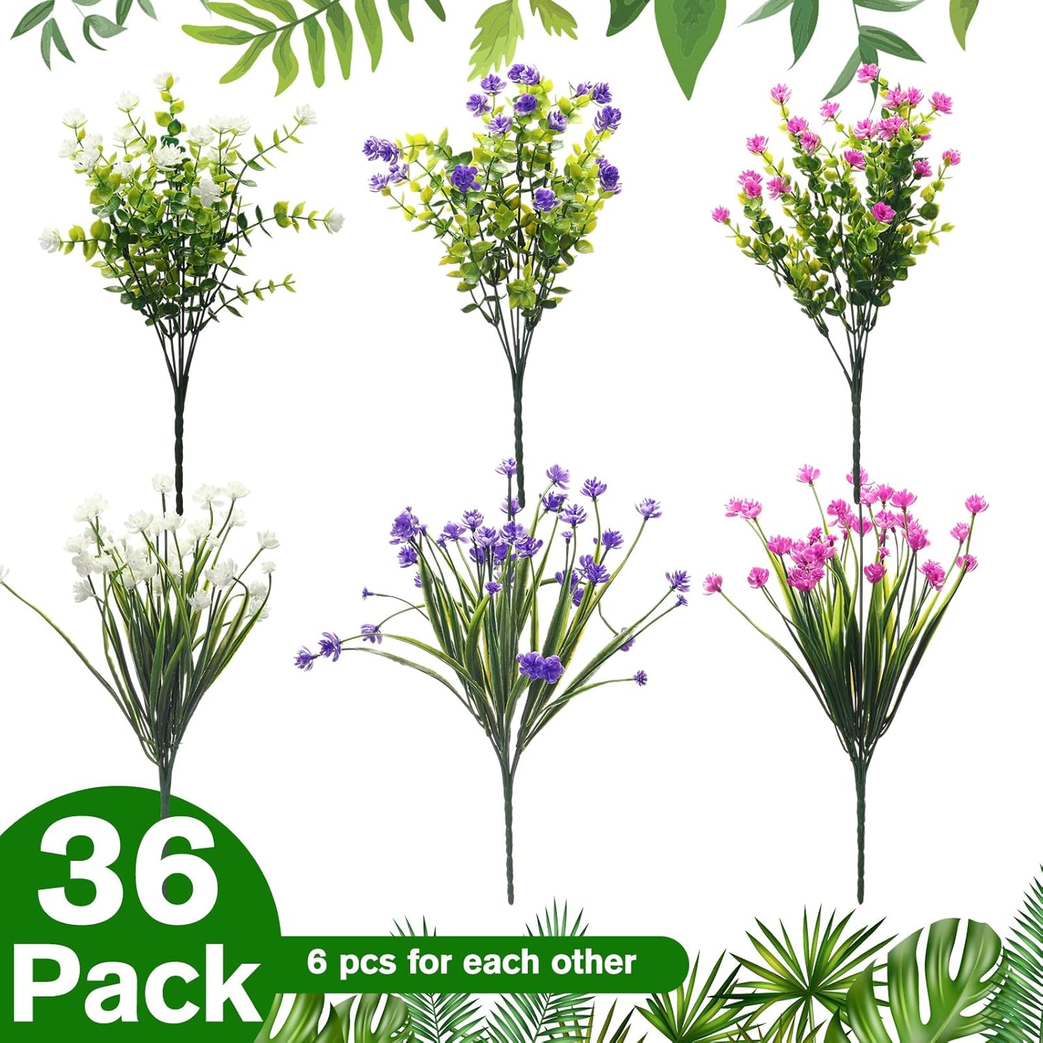 36 Bundles UV Resistant Artifi - Bonsai Garden Images ulasan dan harga