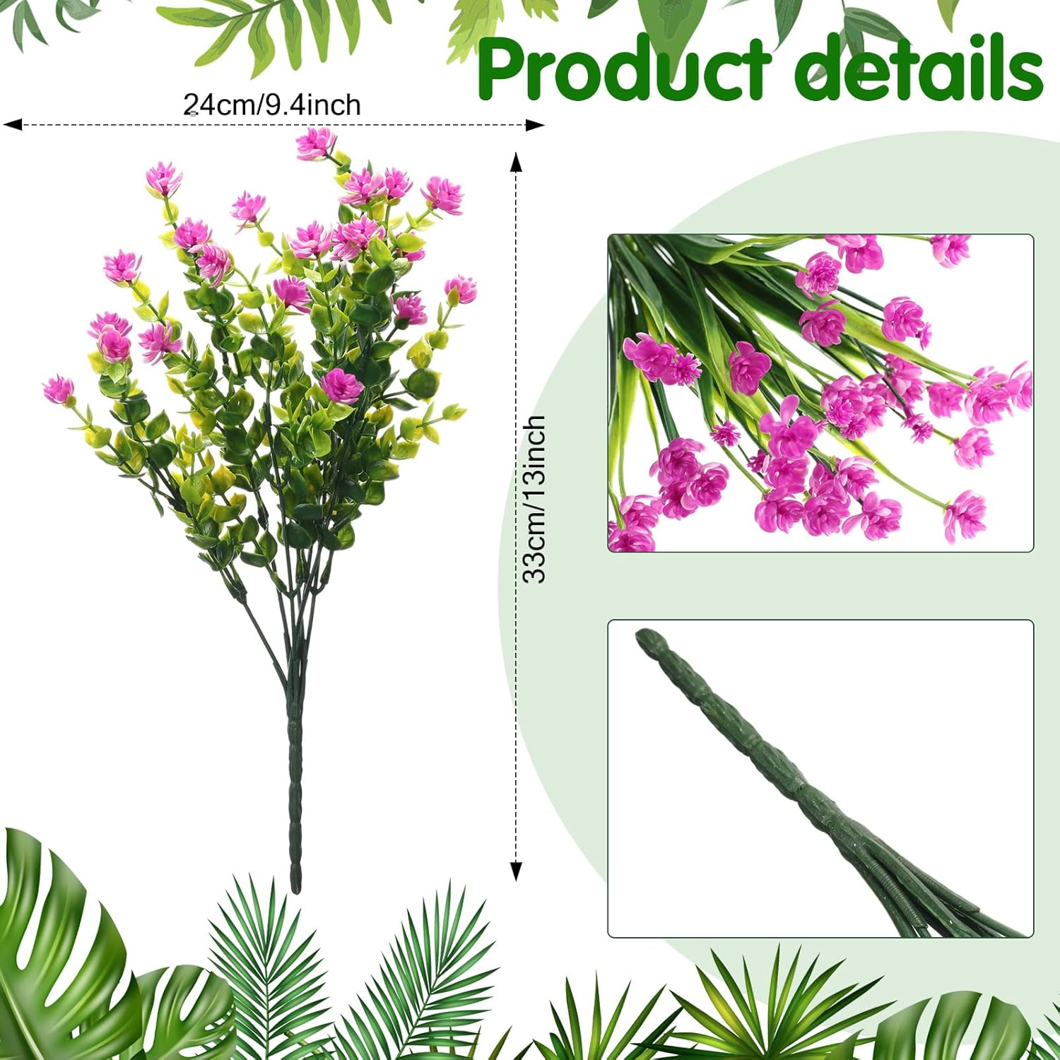 36 Bundles UV Resistant Artifi - Bonsai Garden Images ulasan dan harga