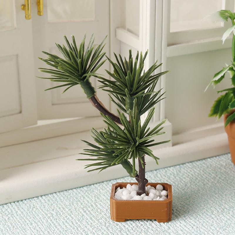 1Pcs 1/12 Dollhouse Simulation - Bonsai Garden Decor ulasan dan harga