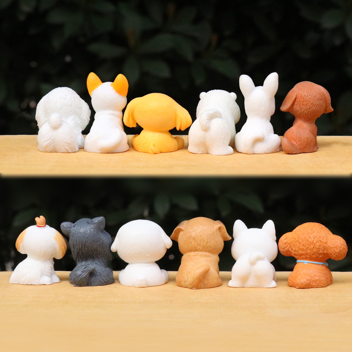 12pcs Cute Simulation Dog Pupp - First Bonsai Garden ulasan dan harga