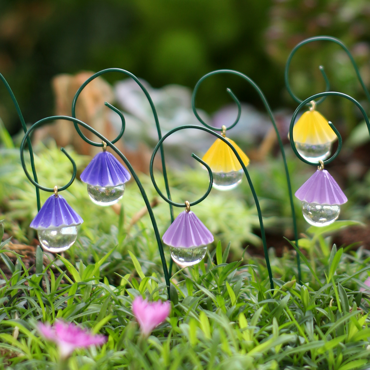 9 fan-shaped water droplet han - Bonsai Garden Decor ulasan dan harga