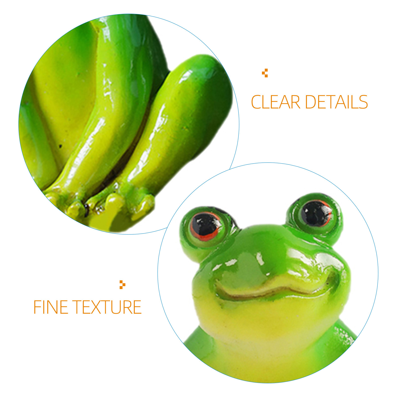 4Pcs Resin Mini Frogs Garden O - Bonsai Garden Backyard ulasan dan harga