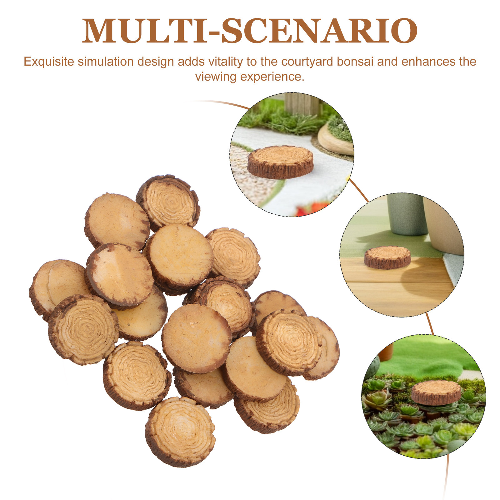 20Pcs Micro Landscape Resin St - Bonsai Garden Decor ulasan dan harga