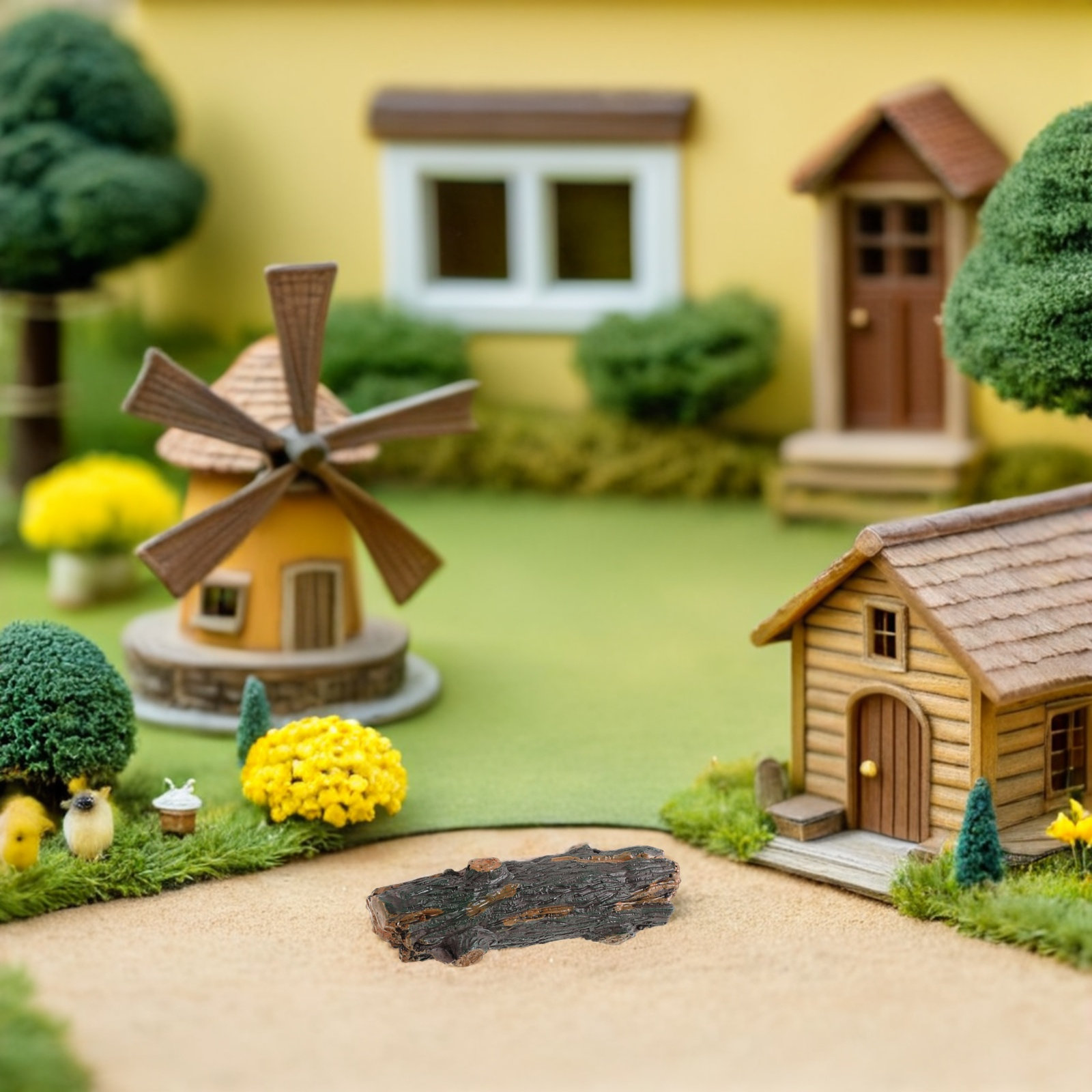 4Pcs Realistic Mini Resin Tree - Bonsai Garden Decor ulasan dan harga