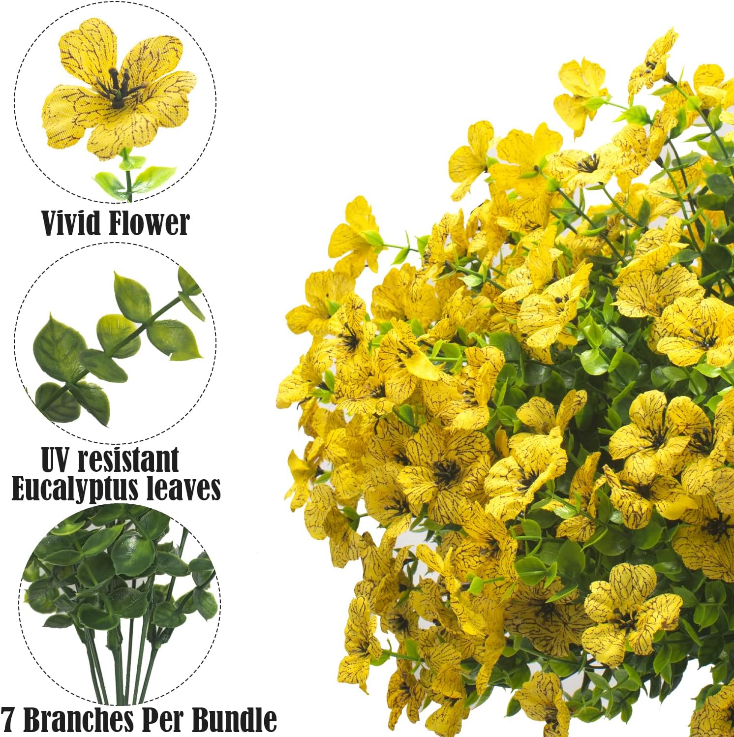16 Bundles Realistic Yellow Da - Bonsai Garden Images ulasan dan harga