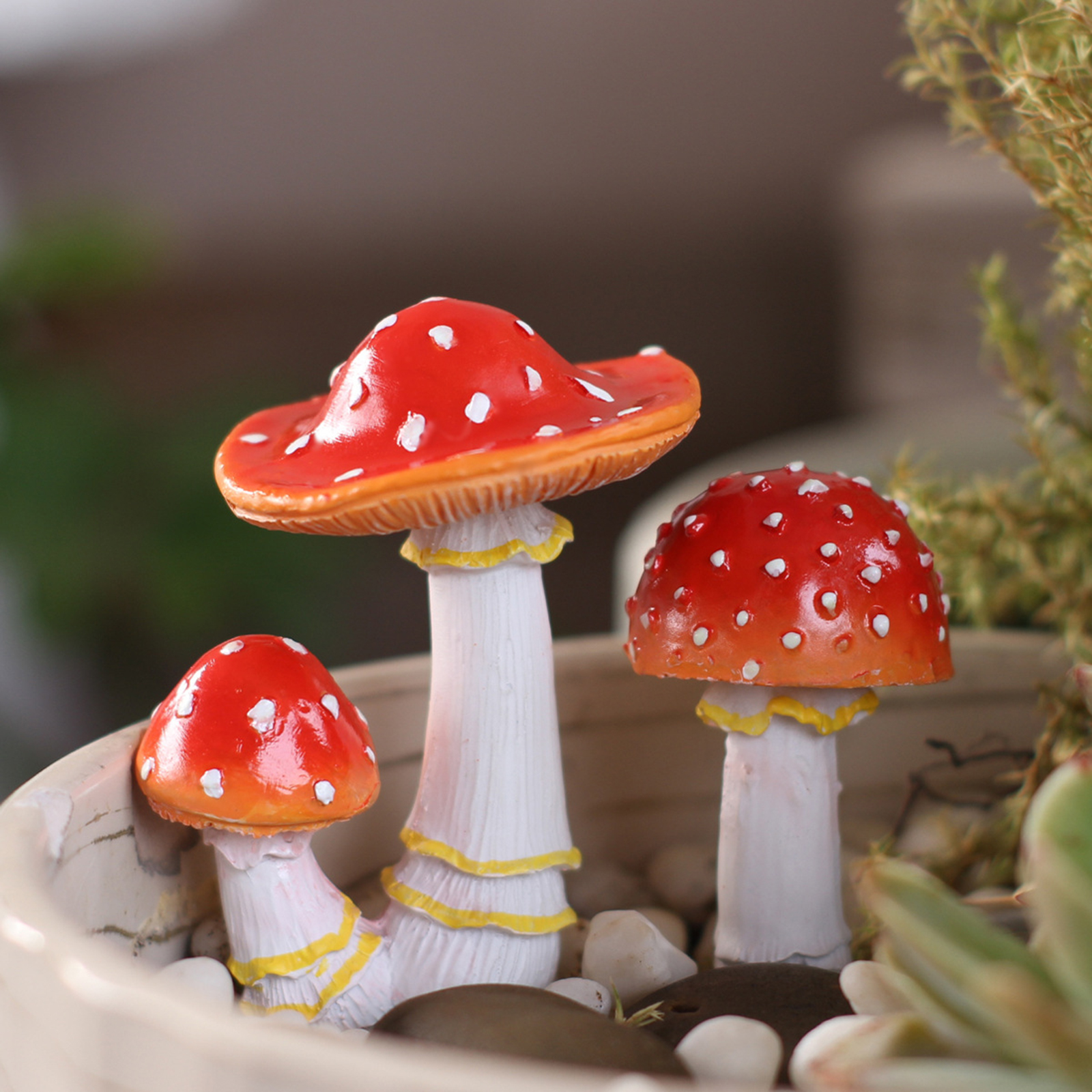 2PCS Mushroom Garden Stakes Re - Bonsai Garden Backyard ulasan dan harga