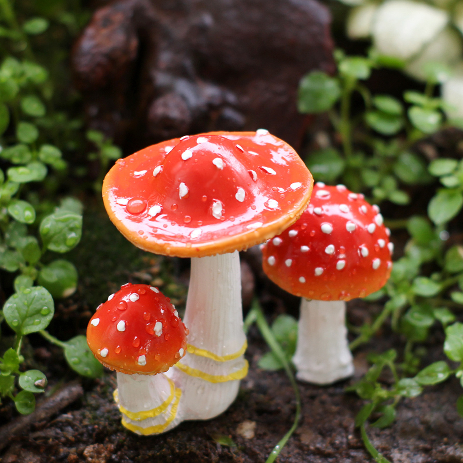 2PCS Mushroom Garden Stakes Re - Bonsai Garden Backyard ulasan dan harga