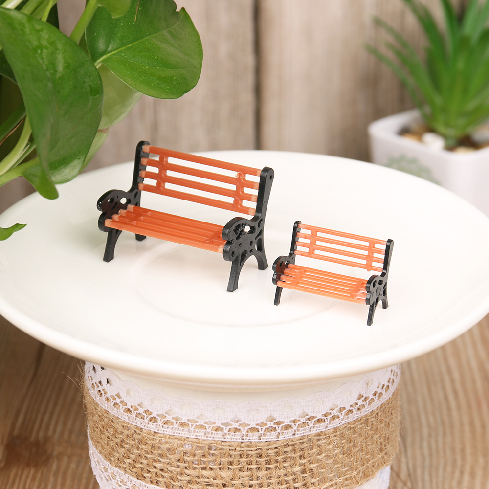 1PC Resin Miniature Bench Stoo - Bonsai Garden Miniature ulasan dan harga