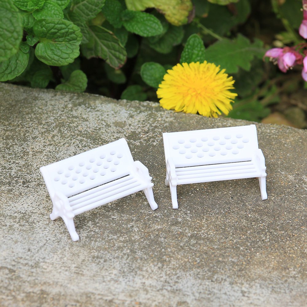 1PC Resin Miniature Bench Stoo - Bonsai Garden Miniature ulasan dan harga